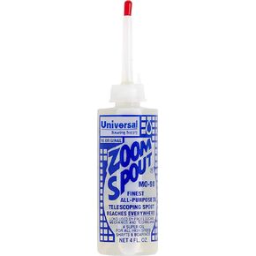 Sewing Machine Oil in Zoom Spout Oiler – Lily White Oil (Stainless) for Sewing Machines, Textile Machinery and Parts (1 Bottle)