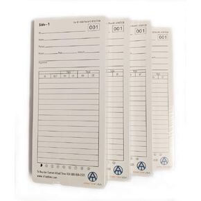 Genuine AT-4500 Time Cards, 4-Packs of 50ea