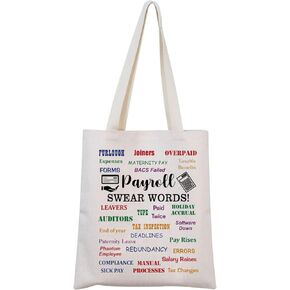 Bookkeeper Tote Bag Payroll Manager Gifts Payroll Retirement Gift Payroll Supervisor Gift