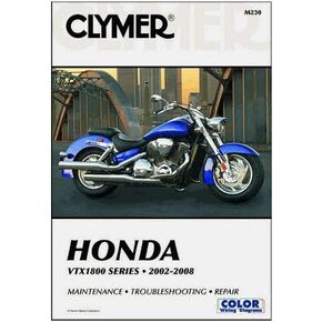 CLYMER HONDA VTX1800 SERIES 2002-2008 *MAINTENANCE *TROUBLESHOOTING *REPAIR