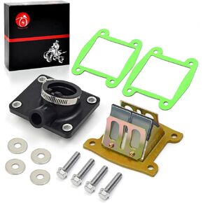 MOTO1988 Intake Manifold Boot and Reed Valve & Gasket For Yamaha Blaster 200 1988-2006 2HF-13610-01-00 2XJ-13565-00-00