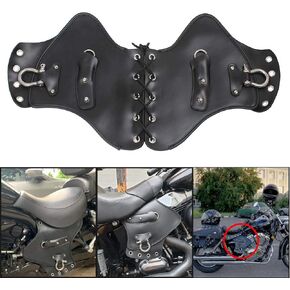 WINALL Motorcycle Heat Shield Deflector Leather Saddle Deflector Universal for Harley Touring Sportster Honda Yamaha Suzuki Kawasaki