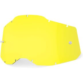 100% Goggle Replacement Lens - Sheet - Compatible with Racecraft 2, Accuri 2, and Strata 2 Goggles