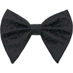 Men's Oversized Bow Tie, Pre-Tied Adjustable Bowties, Big Bow Ties for Men