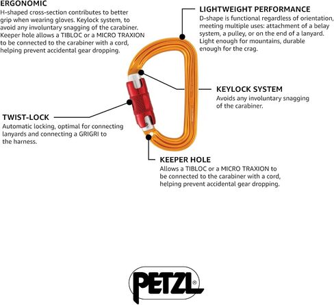 PETZL GRIGRI Belay Device - Belay Device with Cam-Assisted Blocking for Sport, Trad, and Top-Rope Climbing in Saudi Arabia