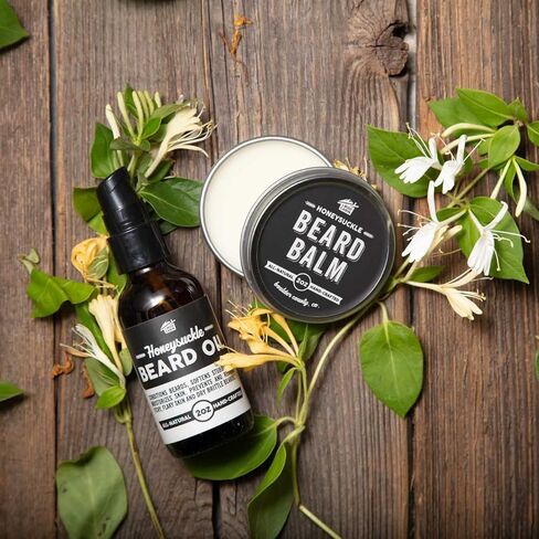 زيت لحية زهر العسل - طبيعي بالكامل، مصنوع يدويًا في الولايات المتحدة الأمريكية in Kuwait