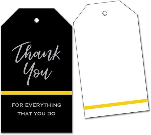 25 Dispatcher Appreciation Thank You Tags - Thin Gold Line in Saudi Arabia