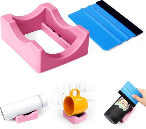 Mity rain Cup Cradle for Tumblers with Squeegee Use to Apply Vinly Decal in Saudi Arabia