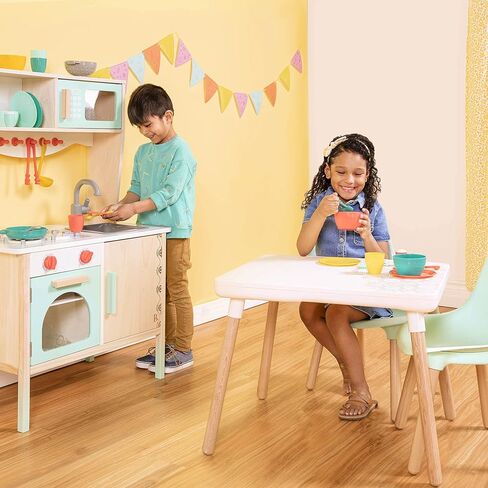 B. toys – Play Kitchen Accessories – Cookware, Dishes, Utensils – 33-Piece Play Set for Kids – Pretend Play Toys – 3 Years + – Mini Chef Kitchen Set in Saudi Arabia