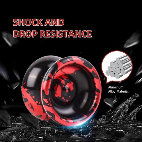 Responsive Yoyo for Kids,Aluminum Alloy Metal Yoyo Ball for Beginners and Professional Players+Yoyo Bag+ 5 Yoyo Strings in Saudi Arabia