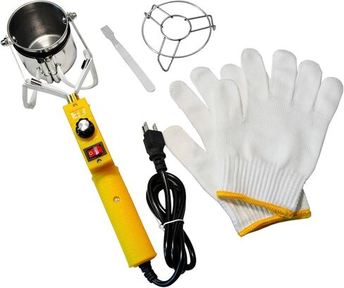 وعاء ذوبان الرصاص لمجموعة قوالب الصيد، بوتقات لصهر المعادن، 110 فولت/500 وات، قوالب الرصاص لوعاء ذوبان القصدير بيوتر لأوزان الصيد، قلادة معدنية مع نطاق درجة حرارة 100-450 درجة مئوية (أخضر) in Kuwait