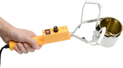 وعاء صهر الرصاص المحمول لقوالب وزن الصيد، 110 فولت/350 وات وعاء صهر القصدير الكهربائي مع نطاق درجة الحرارة 100-450 درجة مئوية in Kuwait