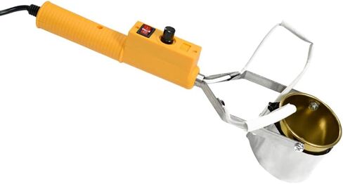 وعاء صهر الرصاص المحمول لقوالب وزن الصيد، 110 فولت/350 وات وعاء صهر القصدير الكهربائي مع نطاق درجة الحرارة 100-450 درجة مئوية in Kuwait