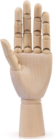 Falling in Art 12Inch Drawing Mannequin, Wooden Human Model for Art Creation, Natural in Saudi Arabia