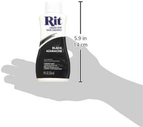 صبغة سائلة لجميع الأغراض من ريت داي 88150، أسود، 8 أونصة سائلة in Kuwait