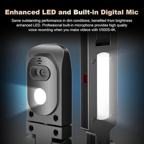 كاميرا مستندات صور بدقة 4K فائقة الدقة - تركيز تلقائي، إضاءة LED مثالية للتعلم عن بعد وعقد مؤتمرات الويب عبر Windows وMAC وChromebook المتوافقة in Kuwait