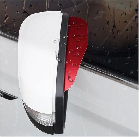 2 PCS Car Mirror Rain Visor Guard, Carbon Fiber Side Mirror Rain Visor Eyebrow, Waterproof Side Rear View Mirror Protecter, Universal Exterior Accessories Fits Most Vehicles (Carbon Fiber 1) in Saudi Arabia