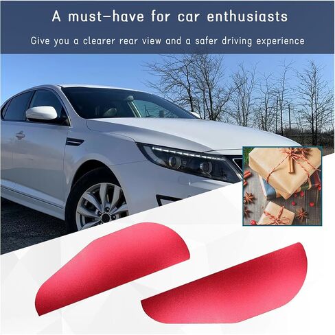2 PCS Car Mirror Rain Visor Guard, Carbon Fiber Side Mirror Rain Visor Eyebrow, Waterproof Side Rear View Mirror Protecter, Universal Exterior Accessories Fits Most Vehicles (Carbon Fiber 1) in Saudi Arabia
