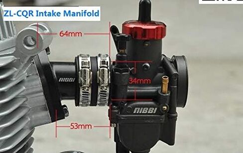 NIBBI Orginal High Performance CQR Intake Manifold Air Joint Boot Connector For Motorcycle Motorcross Dirt Bike Kawasaki CQR250 CRF in Saudi Arabia