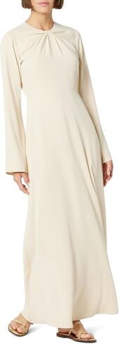 The Drop Women's Twisted Neckline Maxi Dress by @withloveleena in Saudi Arabia