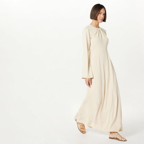 The Drop Women's Twisted Neckline Maxi Dress by @withloveleena in Saudi Arabia