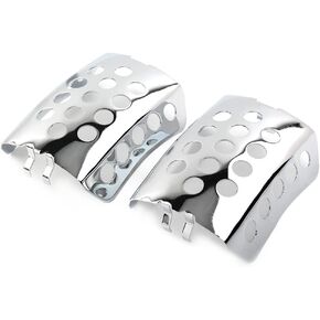 FSFY 2pcs Black Front Brake Caliper Screen Inserts Cover Guard Set for Harley Touring for Road King Electra Street Glide FLHT FLHX 2008-2021 in Saudi Arabia