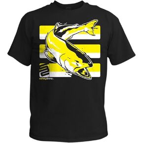 SafetyShirtz Men's Salmon/Steelhead Hi-Vis Safety Stripe Tee and Hoodie in Kuwait