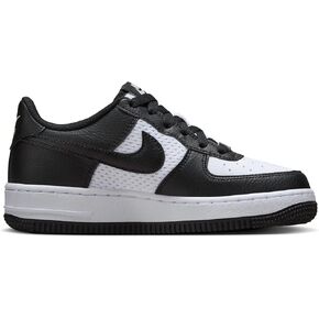 Nike Air Force 1 Big Kids' Shoes (HJ9201-001, Black/White/Black) Size 6 in Saudi Arabia