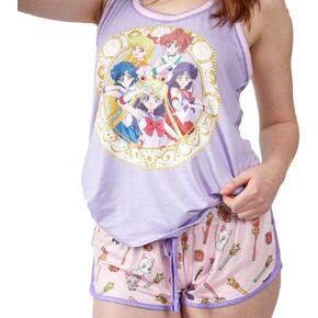 BioWorld Sailor Moon Sailor Sailor Sailor Women's Racer Tank & Dolphin Seats Set in Kuwait