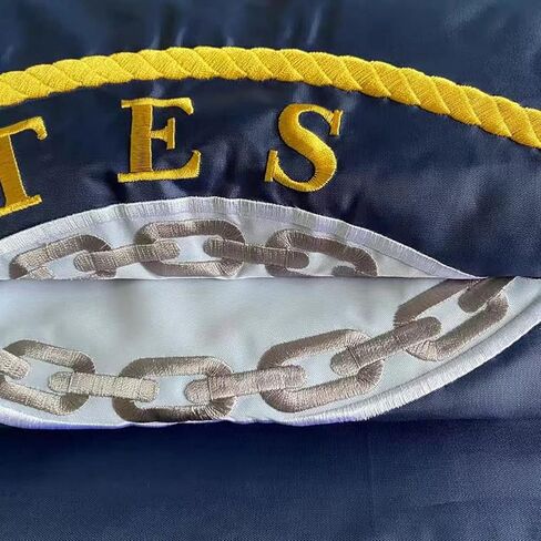 Jayus Embroidered Double Sided Emblem US Navy Flag 2x3 FT Outdoor - 340D Heavy Duty Naval Flag USNA Army Flags with 2 Brass Grommets Banner and UV Fade Resistant in Kuwait