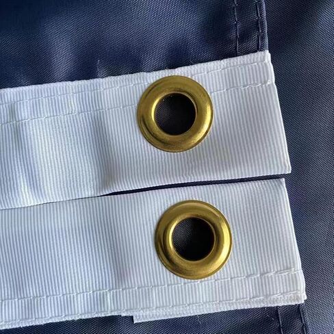 Jayus Embroidered Double Sided Emblem US Navy Flag 2x3 FT Outdoor - 340D Heavy Duty Naval Flag USNA Army Flags with 2 Brass Grommets Banner and UV Fade Resistant in Kuwait