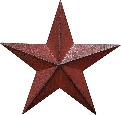 CWI Gifts Metal Barn Star - 24" Galvanized Hanging Star - Farmhouse Wall Decor - Black - 1 in Saudi Arabia