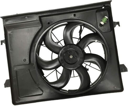 PartsFlow Radiator Cooling Fan Assembly for 2010 2011 2012 2013 Kia Forte/Forte Koup 621-497 in Saudi Arabia