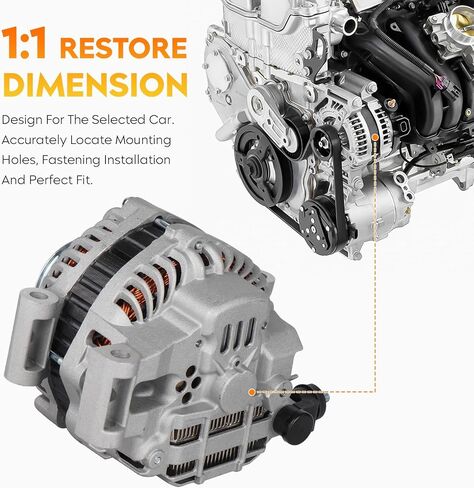 مولد جديد لعام 2004-2009 Mitsubishi Galant V6 3.8L ، 2004-2011 Endeavor V6 3.8L ، 2006-2012 Eclipse 3.8l ، 11029n ، 36-11029 ، A-80230 ، A-80238 ، M98444R ، M176256D in Saudi Arabia