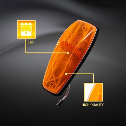 5 PCS Top Light Cab Marker Light مع 6 نوبات LED لـ Mack CH CXU 2004-2013 25109292 in Kuwait