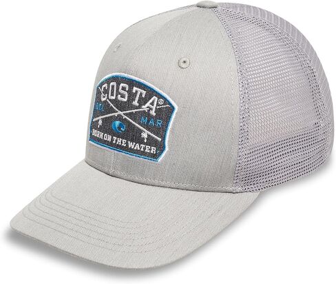 Costa Del Mar Mens Spinners Trucker, Black Heather, One Size in Kuwait
