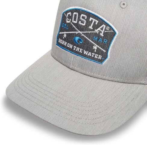 Costa Del Mar Mens Spinners Trucker, Black Heather, One Size in Kuwait