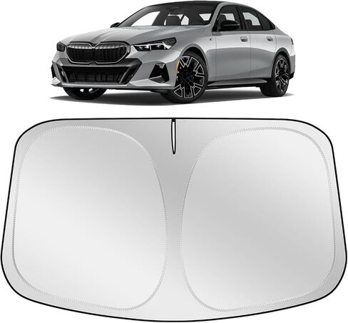 XHRING Windshield Sun Shade Sunshade Compatible with BMW 5-Series 528i 535i 530i 525i 540i 520i 530e 545i 550i 2026 2025 2024 2023 2017-2022 Accessories, Car Front Windshield Sun Shade in Saudi Arabia