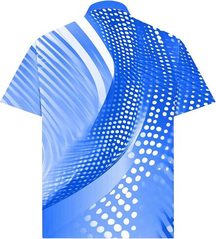 Mens Golf Shirt Trendy Color Block Short Sleeve Polo Tshirts Moisture Wicking Quick-Dry Tennis Tops Workout Basic Tee in Saudi Arabia