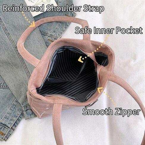 GENTLEWOMAN Tote Bag Large Canvas Handbag Utility Shoulder Purse with Pockets for Work Travel Vacation Everyday Use in Saudi Arabia