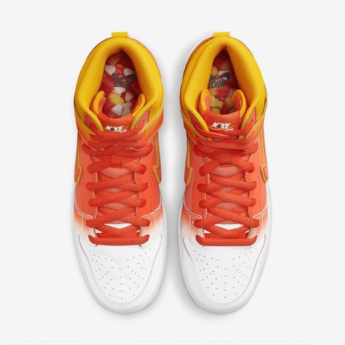 Nike SB Dunk High (FN5107-700, Amarillo/White/Black/Orange) in Saudi Arabia