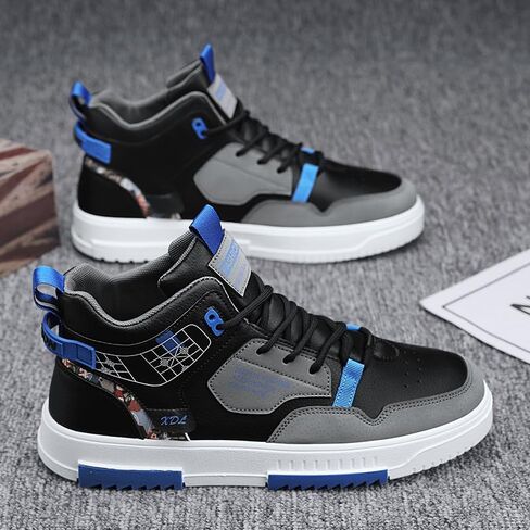Men's Fashion Patchwork Skate Shoes Letter Pattern Casual Sneakers for Everyday Sports and Seasonal Styles in Saudi Arabia