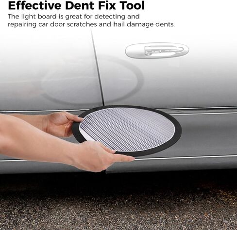 HOMAISSON 2 PCS CAR CAR DENTECTION لوحات ، لوحة عاكس الضوء المخطط مع حقيبة تخزين ، لوحة دنت قابلة للطي مرنة لخدش باب السيارة ، أضرار البرد in Saudi Arabia