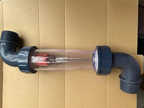 1pcs ممر المرفق ماء Rotameter مؤشر عداد القارئ قارئ التدفق LZS-50 DN50 400-4000/600-6000/1000-10000/1600-16000L/H (1000-10000L) in Saudi Arabia