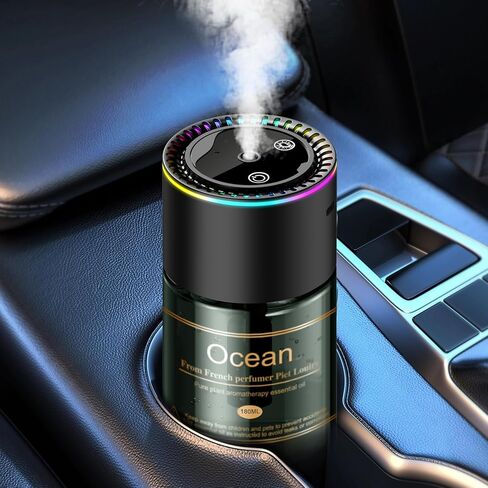 ناشر معطر الهواء الذكي-270 يومًا من الزيت الأساسي طويل الأمد 6.09 Fl Oz /180 مل ، مستشعر تشغيل /إيقاف السيارات ، أوضاع مزدوجة بالموجات فوق الصوتي in Saudi Arabia