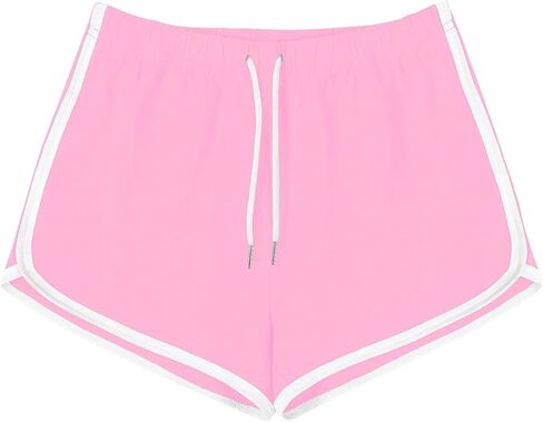 Womens Athletic Shorts Casual High Waisted Drawstring Dolphin Running Workout Gym Yoga Summer Dance Elastic Shorts in Saudi Arabia