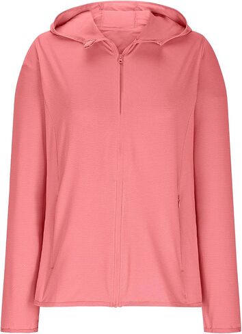 Women's UPF 50+ Sun Shirt with Hoodie Lightweight Jackets SPF Long Sleeve UV Protection Clothing Hiking Shits in Kuwait