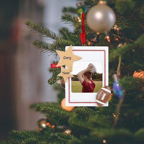 Basketball Photo Frame Ornament - Personalized Basketball Christmas Ornament - Basketball Player Christmas Ornament - Memorial Keepsake Gifts for Sports Fan, Kids, Basketball Lovers in Kuwait
