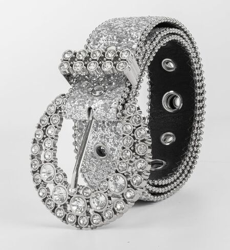 Rhinestone Belt Bling Belts for Women Western Cowgirl Belts Waist Belt for Jeans Pants Dresses in Saudi Arabia