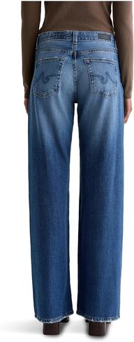 AG Jeans Women's Adria Low Rise Baggy Wide Leg, Stockholm in Saudi Arabia